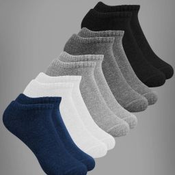 Men Striped, Solid Ankle Length, Knee High, Peds/Footie/No-Show, Thigh-image-80