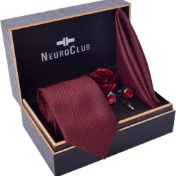NEUROCLUB Silk Cufflink & Tie Pin Set-image-89
