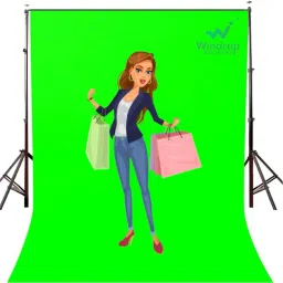 Windrop Solutions 8x12 feet Thick Green Screen Background Backdrop for Indoor-Outdoor Photo Videos Reflector-picture-34