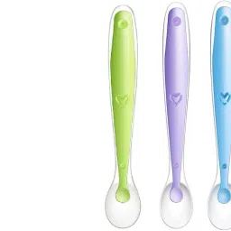 3pcs SootheFeed Baby Feeding Spoon with Supple Silicone Tip - Silicone-picture-23
