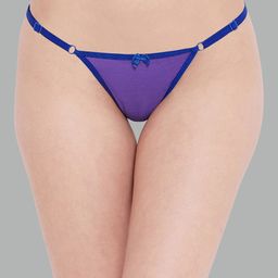 N-Gal Women Laced Adjustable Anti-Odour Thong Brief-image-12