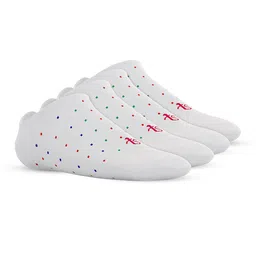 TalkingSox Unisex Pack Of 4 Polka Dot Printed Bamboo Shoe Liner Socks-1