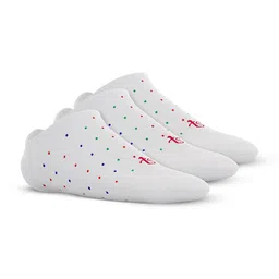 TalkingSox Unisex Pack Of 3 Polka Dot Printed Bamboo Shoe Liner Socks-image-55