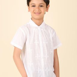 Fabindia Boys Striped Party Shirt-picture-56