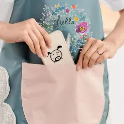 spson's handloom Polyester Home Use Apron - Free Size image 4