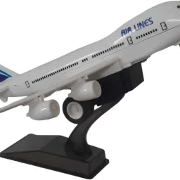 AIR LINES AEROPLAIN WITH STAND & RUNWAY CARD BOARD TOY-image-54