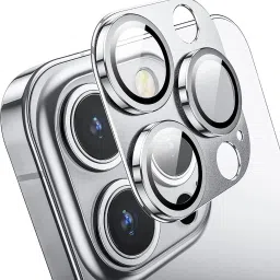 Caseworm Back Camera Lens Ring Guard Protector for iphone 12 Pro Max-Silver HD Clarity Camera Lens Ring-image-33