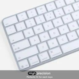 Saco Keyboard Cover Skin for 2024 New Magic Keyboard with Touch ID Numeric Keypad Model A3119 Ultra Thin Keyboard Protector Keyboard Skin image 3