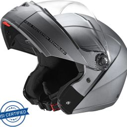 NINJA ELITE SUPER FULL FACE MATT GUN GREY - XL Motorbike Helmet-image-88