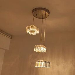 Crystal Chandelier Hanging Lights Decorative Yellow Pendants for Living Room Chandelier Ceiling Lamp-image-56