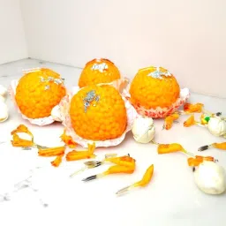 Motichoor Laddoo Candles - Soy Wax Scented, Diwali Laddu Candle Candle-picture-16