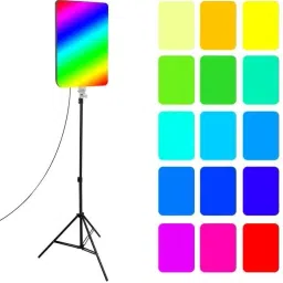 WHEELZ&MOUNTZ RGB Panel Lights Set Photo Studio Accessories Video Photography Led Light Kit Flash-26