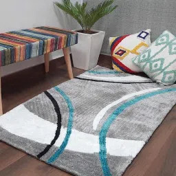 Multicolor Polyester Carpet-7