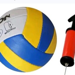 PRESENT FANCY 18 PANNEL SOFT SYNTHETIC VOLLEYBALL WITH PUMP Volleyball - Size: 4-12