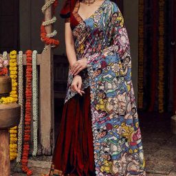 Self Design Semi Stitched Lehenga Choli-image-63