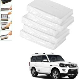 Car Tissue Refiller set of 5 Pcs with 200 Sheets (100 Pulls) in each For Mahindra Scorpio Old Vehicle Tissue Dispenser-16