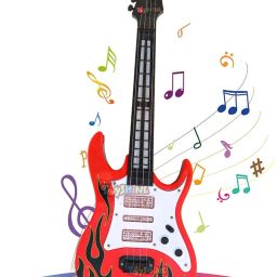 Battery Operated |Musical Guitar Toy for Kids, Learning to Play-15