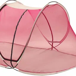 lemork Polyester Kids Washable Baby Foldable Mosquito Net with Base Cloth for Kids (0 to 10 Years) Mosquito Net image 3