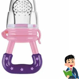 aapni dukan SST Sales Baby Food And Fruit Nibbler & Pacifier Teether BPA Free Nibbler BH263 Feeder-picture-19