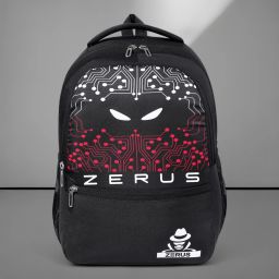 Hacker Print Laptop Backpack for Men Office College Boys School Bag-image-6