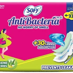 sofy AntiBacteria SuperXL+ 323 mm, 30 Sanitary Pad-picture-17