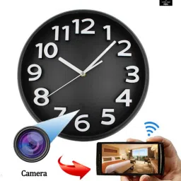 lookcam Hidden Camera Clock, Spy Camera HD 1080P WiFi Mini Wall Clock Camera Security Camera-27
