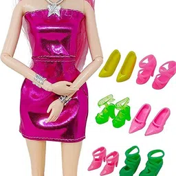 khyali Charm Girl Foldable Hands and Legs Fashion Doll With Shoes-picture-22