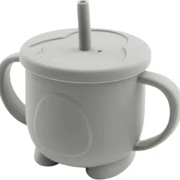 Baby silicon cup with straw training system,100% BPA free Sippy cup(Iceflow)-24