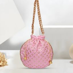 Girls Pink Potli-image-30