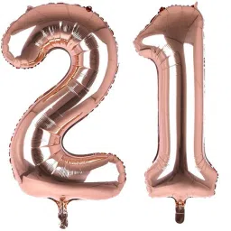 Solid 21 Number Foil Balloon 16-inch for Party Decoration Balloon-image-63