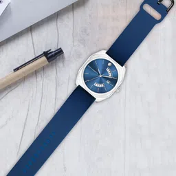 Mast & Harbour Men Stainless Steel Bracelet Style Straps Analogue Watch MH-4705-Blue-image-41