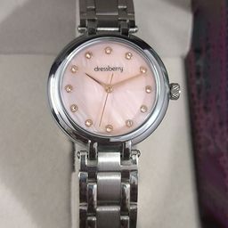 DressBerry Women Embellished Dial & Stainless Steel Bracelet Style Straps Analogue Watch DB 502 ROSE GOLD-image-26