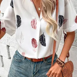 StyleCast Print Shirt Style Top-picture-46