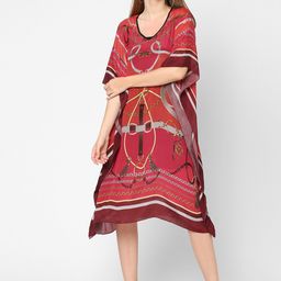 Cloth Haus India Red Print Shirt Style Top-picture-16