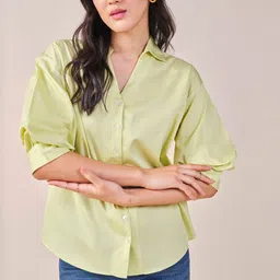 AND Roll-Up Sleeves Cotton Shirt Style Top-16