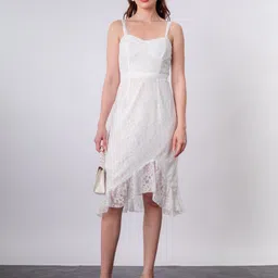 Stylecast X Hersheinbox Lace Sheath Midi Dress-image-78