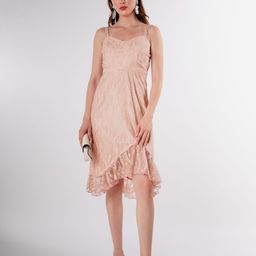 Stylecast X Hersheinbox Ruffled Lace A-Line Dress-image-40