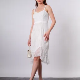 Stylecast X Hersheinbox Lace Sheath Midi Dress image 4