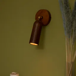 shoppeefry Bedside Teak Wood Teak Wood Wall Light-picture-22