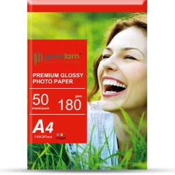 Premium Glossy Unruled A4 Size Photo Paper – Water Proof, Instant Drying, 50 sheets 180 gsm Photo Paper-9
