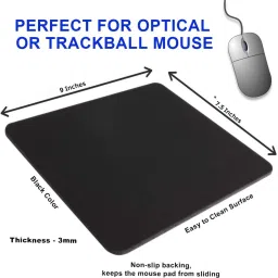 escope MS Dhoni Printed MousePad for Computer, PC, Laptop Non Slip Base Mousepad image 3