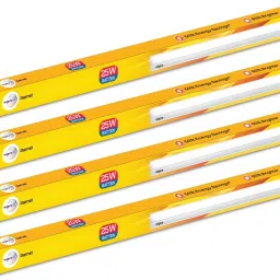 Garnet 25W LED Batten | Warm White (2700K) Pack of 4 25 W 114 cm Tube Light-62
