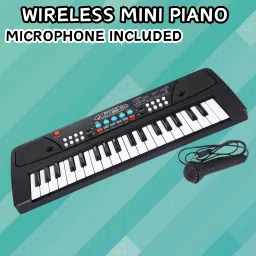 (Piano Keyboard) Toy with 37 Key, Recording and Mic, Adapter for DC Power W292 (Piano Keyboard) Toy with 37 Key, Recording and Mic, Adapter for DC Power W292 Analog Portable Keyboard-19