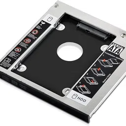 WEFLY 2nd Hard Drive Caddy, Universal for 9.5mm CD/DVD Drive Slot (for SSD and HDD) Internal Hard Drive Enclosure/HDD Caddy Internal Optical Drive-36