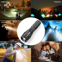 bloomify BMT-M6 Mini Torch High-Quality, 5 Lighting Modes, Zoomable, Rechargeable Battery Torch image 5