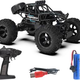 Remote Controlled Rock Crawler RC Monster Truck, 4 Wheel Drive, 1:18 Scale-image-80