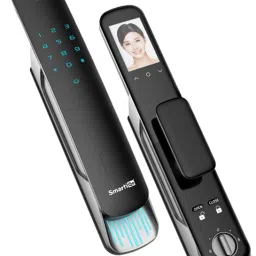 SmartiQo L5 Fingerprint | Mobile App | RFID Card | PIN | OTP | Camera | 3D Face ID Smart Door Lock-27