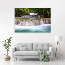 91 cm Beautiful Waterfall (Posters-36Inch X 24Inch) Self Adhesive Sticker-image-29