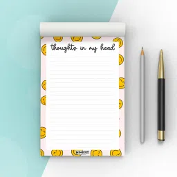 mimikry Daily Notepad Undated 120 GSM Tear-Off Planning Sheets, Checklist Productivity A5 Note Pad Ruled 50 Pages image 3