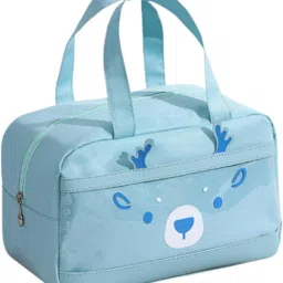 Horizontal Light Blue Thermal insulated Waterproof Lunch box bag Tiffin bag Waterproof Lunch Bag-image-61